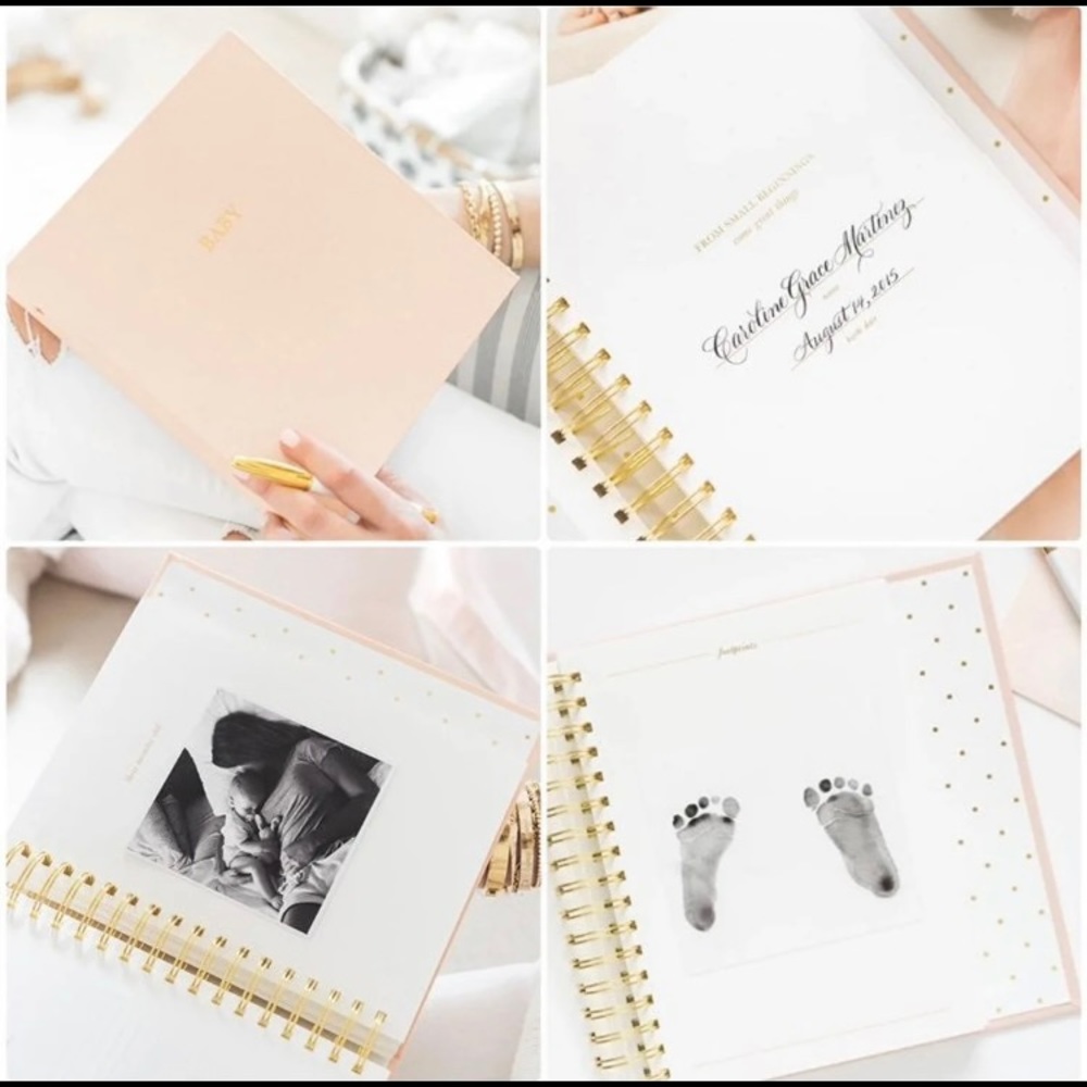 ‼️SOLD‼️ Baby Book Pale Pink - Sugar Paper